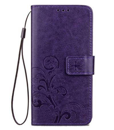 

Чехол-книжка " клевер " для Huawei P8 lite 2017, Фиолетовый