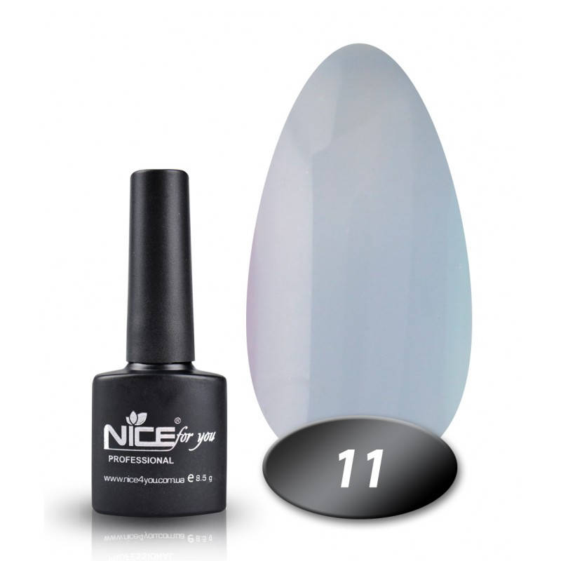 

Гель-лак Nice for you 011 серый 8,5 мл
