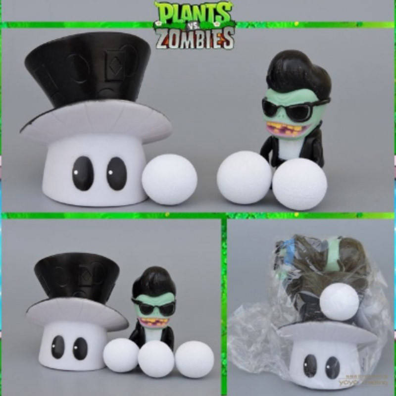 

Растения против зомби | Plants vs Zombies Игровой набор №4 Белый Гриб (Растения стреляют шариками)