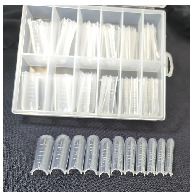 

Верхние формы арочные для наращивания ногтей 100 шт