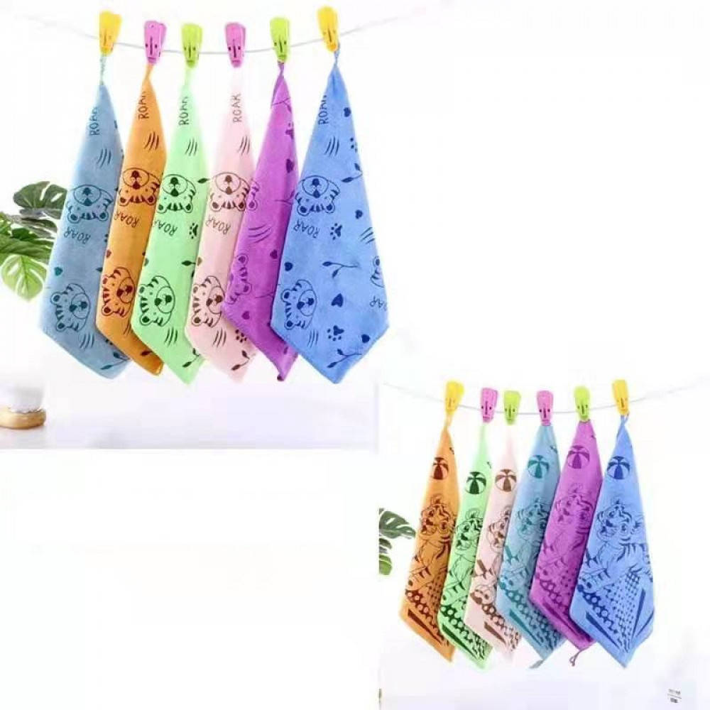 

Салфетка с тигрёнком из микрофибры 25*25 см с петелькой