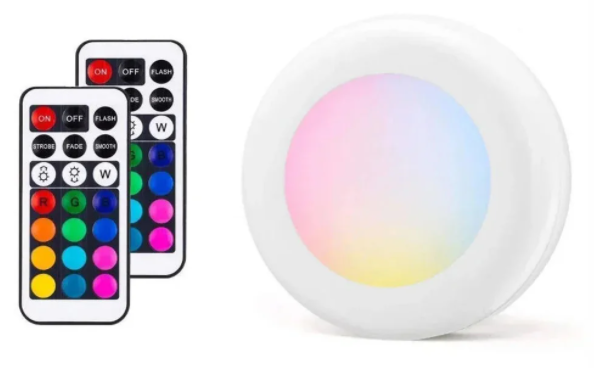 

Комплект светодиодных LED ламп подсветка для дома Magic Lights RGB цветной светильник с пультом управления, Разные цвета