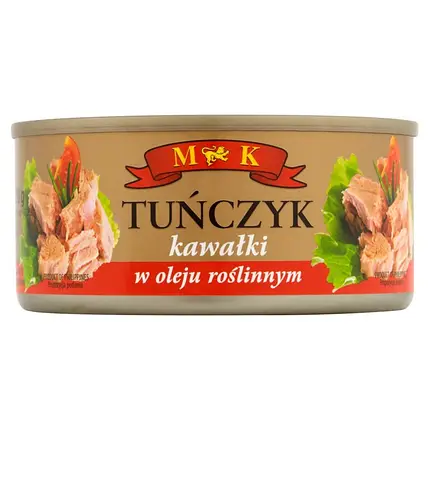 

Тунец кусочками в растительном масле M&K Tunczyk w Oleju Rosli0nnym