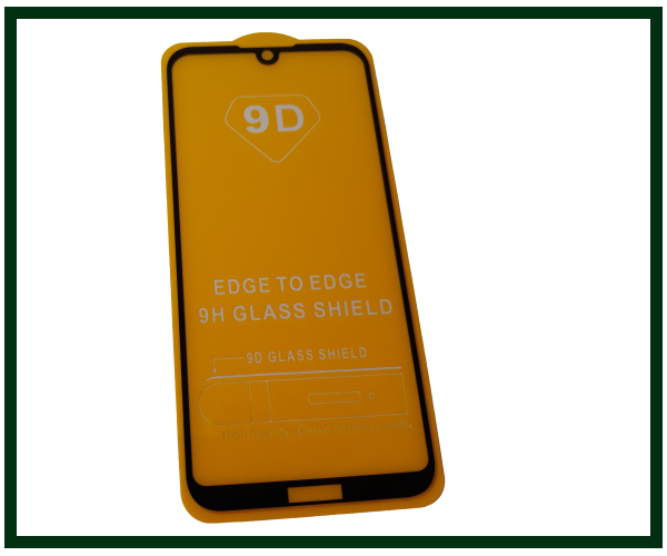 

Защитное стекло дисплея для Huawei Y5 2019, Y5 Prime 2019, Honor 8s (закаленное стекло) 9D, черное, Черный