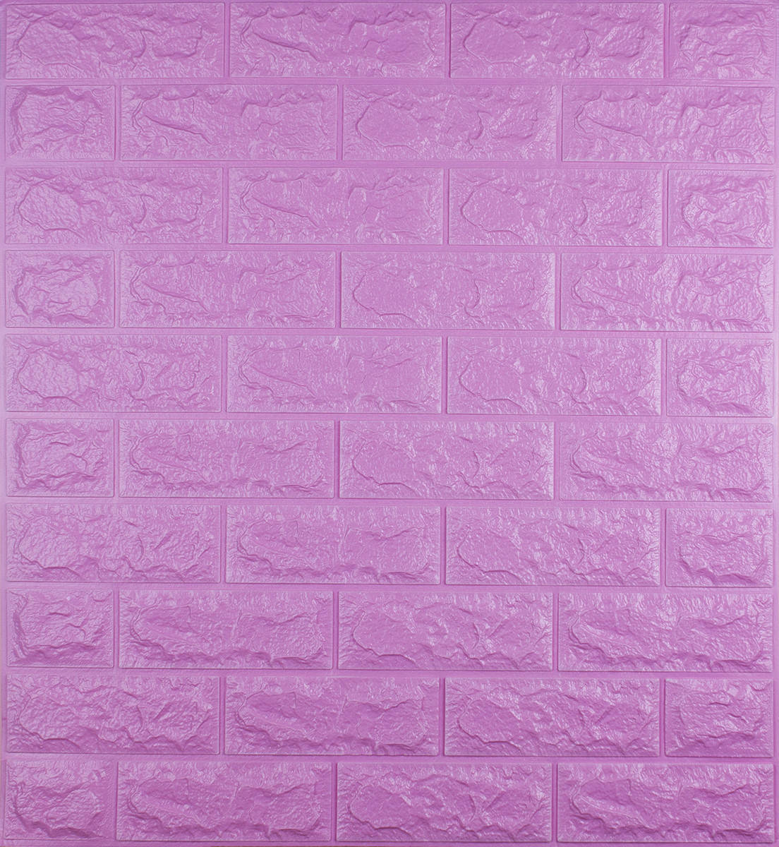 

Самоклеюча декоративна 3D панель під цеглу фуксія 700x770x7мм