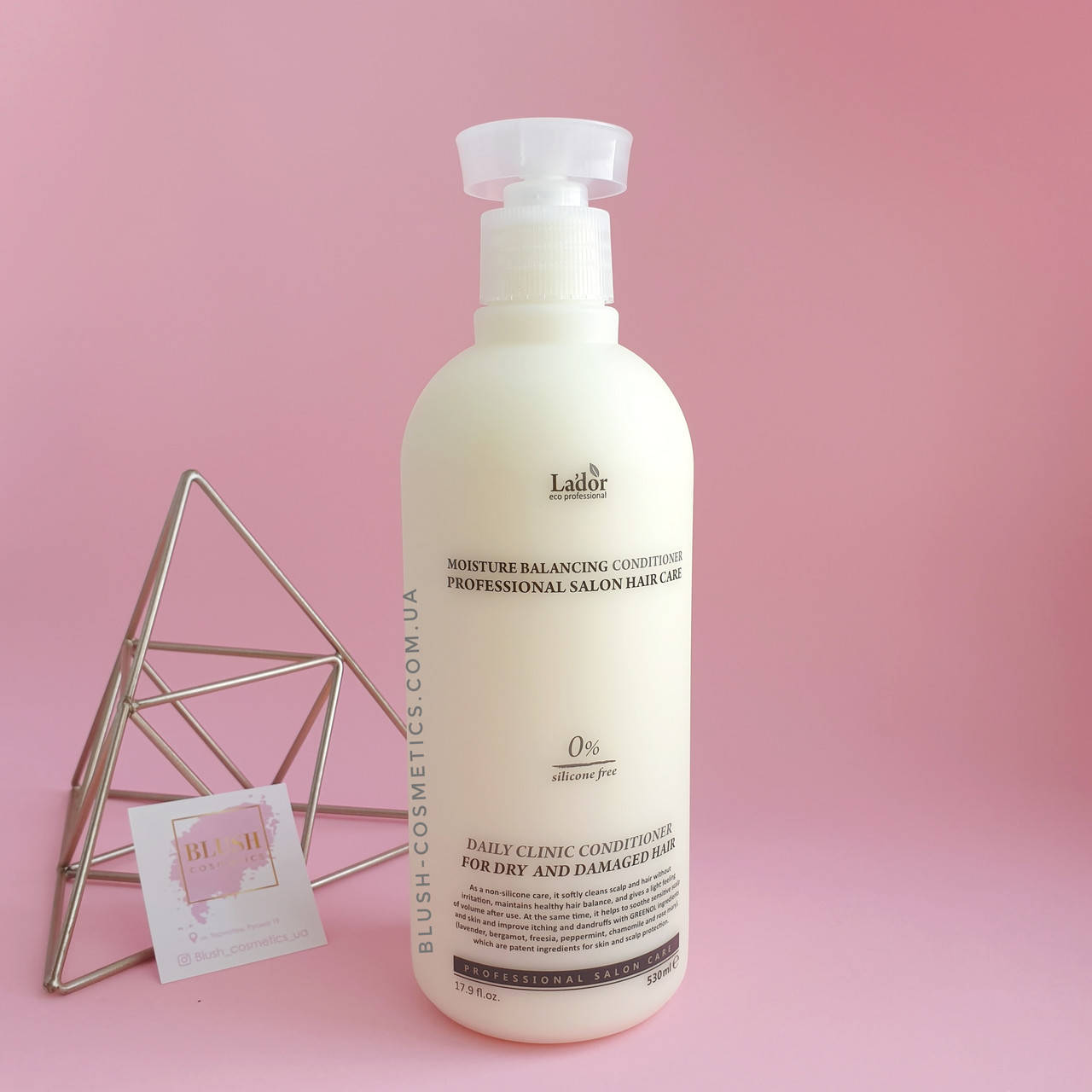 

Безсиліконовий зволожуючий кондиціонер Lador Moisture Balancing Conditioner 530 ml
