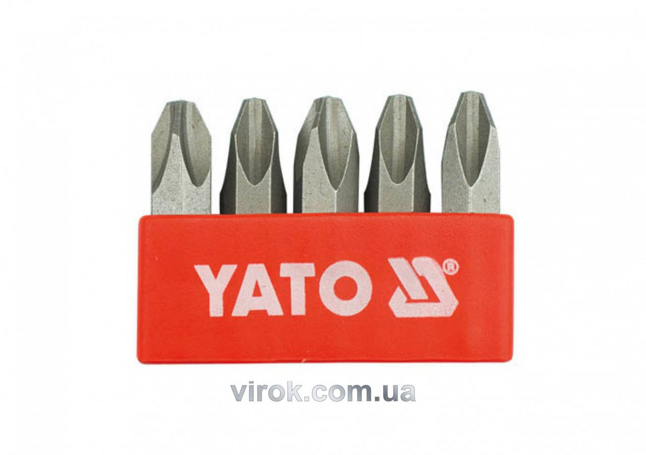 

Насадка отверточная ударная YATO 5/16" крестовая PH3 х 36 мм 5 шт YT-2811
