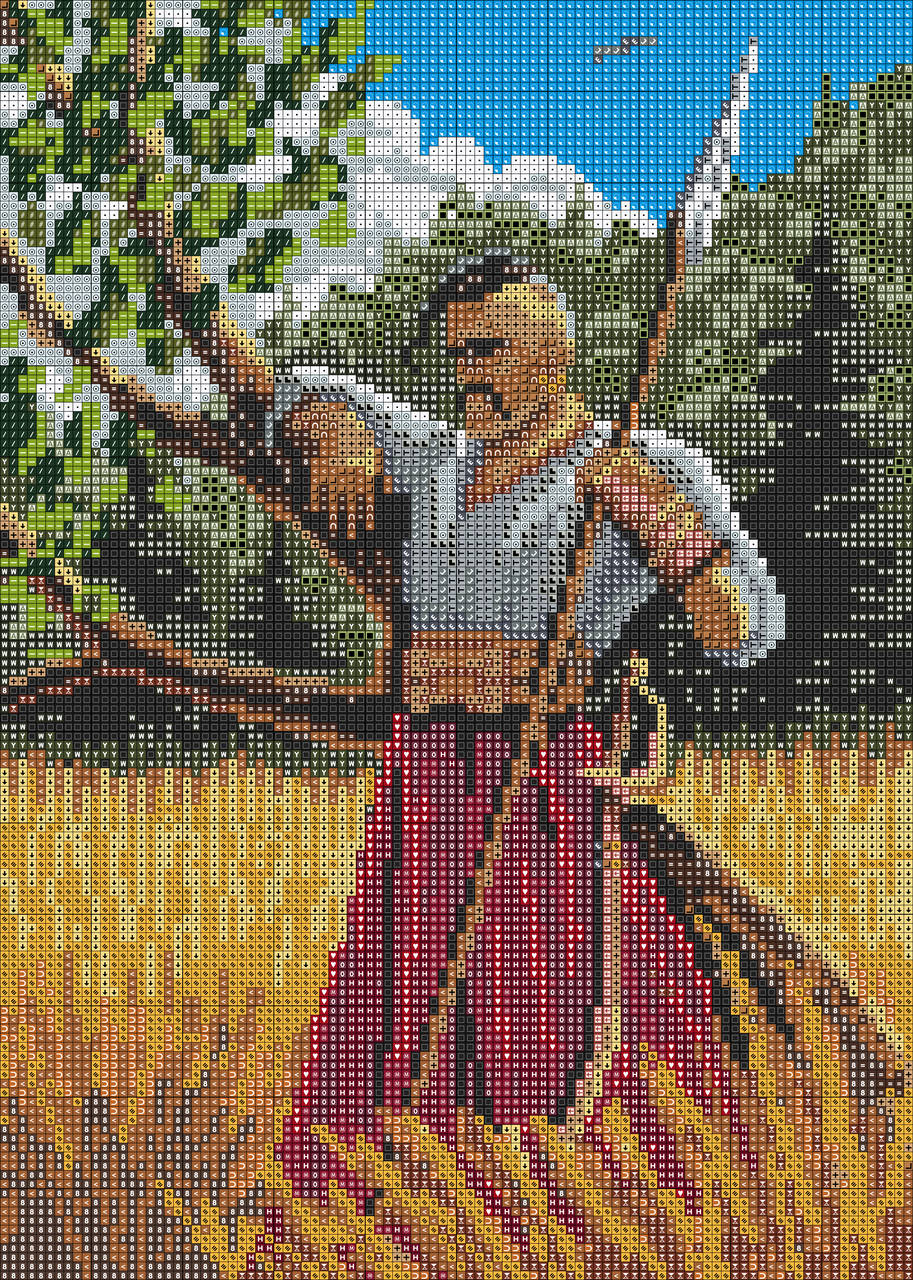 

Алмазная вышивка АВ 3066 Козак (25,3*35,2см)