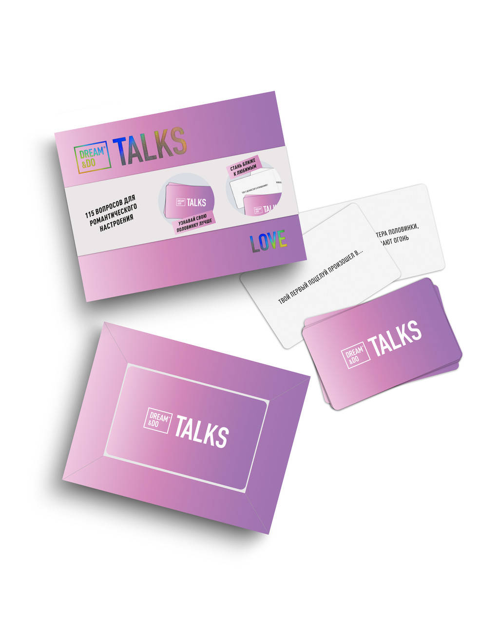 

Настольная игра-разговор Dream&Do Talks Love (русская версия)