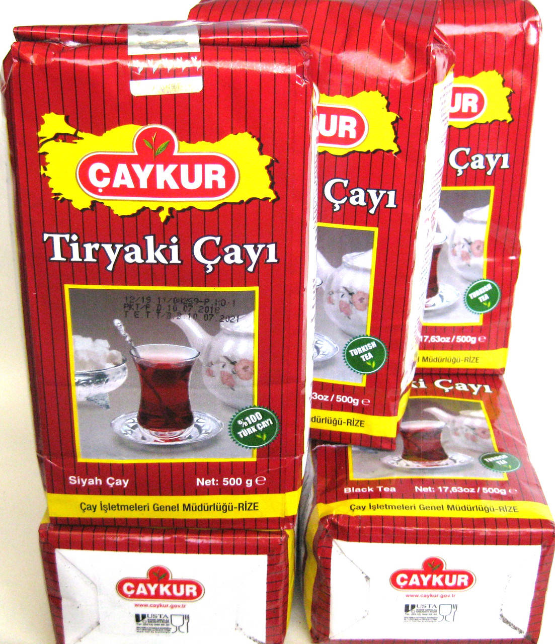 

Турецкий чай Caykur , "вес 500г, чёрный , меколистовой "Tiryaki Cayi"