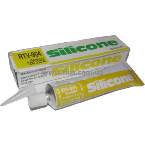 

Термоклей Silicone Sealant (RTV-904) 50g для приклеювання світлодіодів, чіпів, транзисторів до радіаторів
