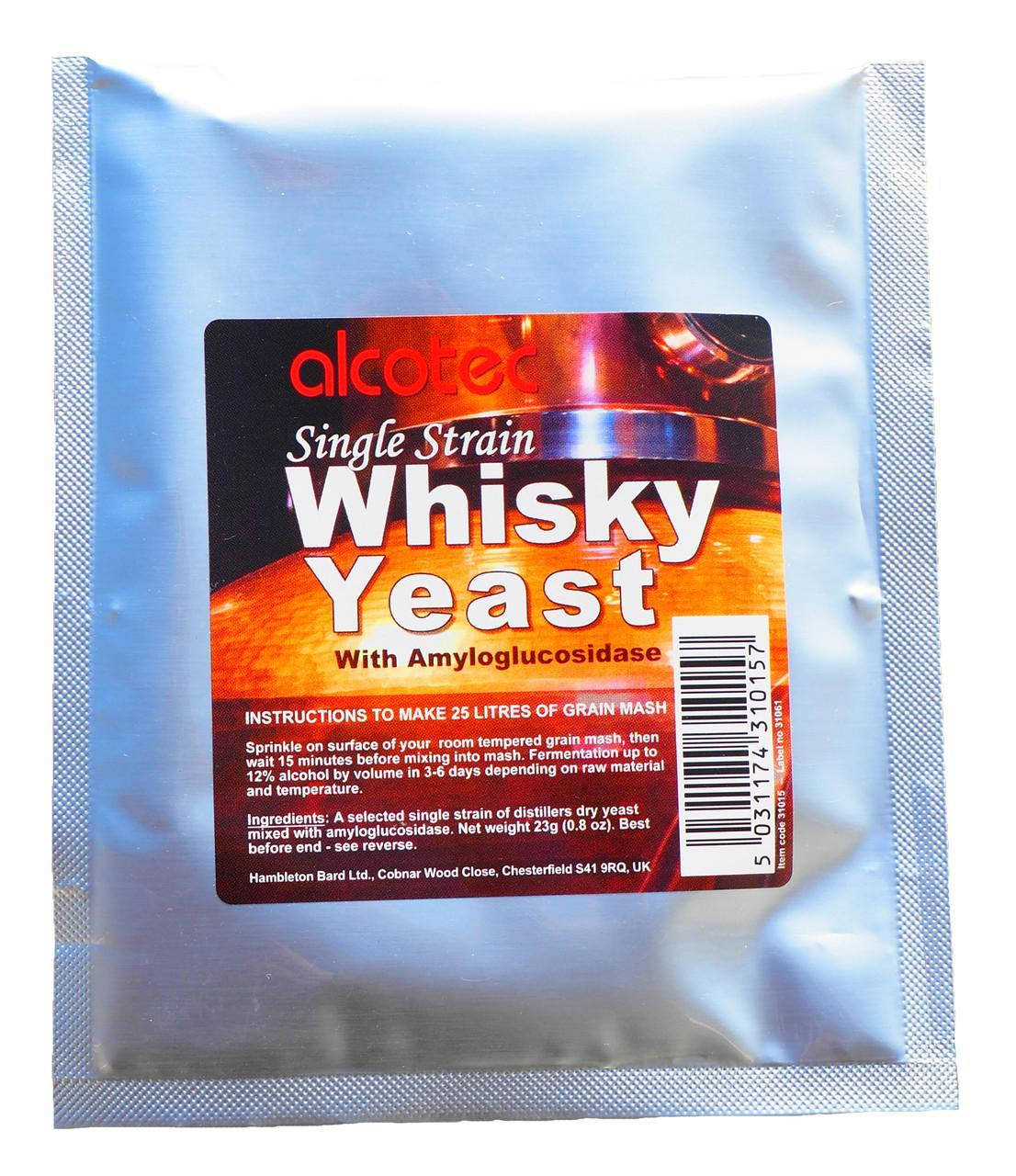 

Зерновые дрожжи Alcotec Single Strain Whisky (23 г)