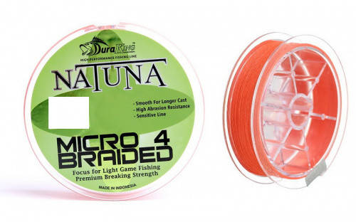 

Шнур DuraKing Natuna Micro X4 150m 0.06mm 3.6kg Orange, Оранжевый