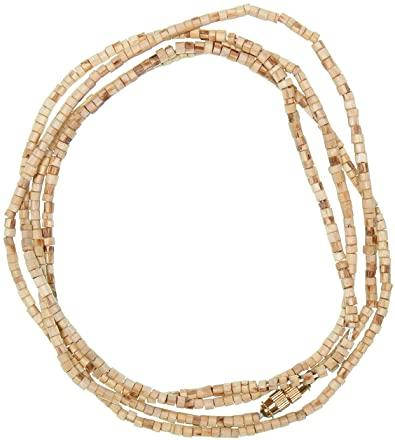 

Буси з дерева Нім, 1 ряд, (кантхимала), Бусы из дерева Ним, neem kanthi mala, УТ-00004203, Аюрведа Здесь