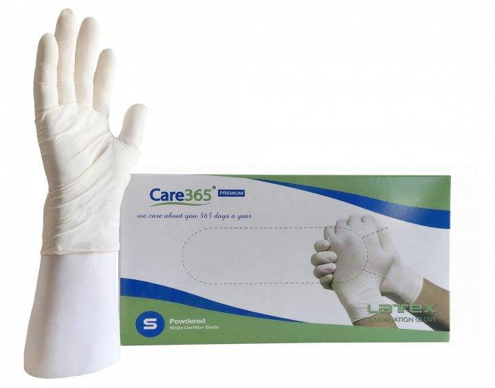 

Перчатки "Care365" латекс, припудренный, размер S
