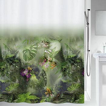 

Шторка для ванной текстильная Spirella JUNGLE 20157