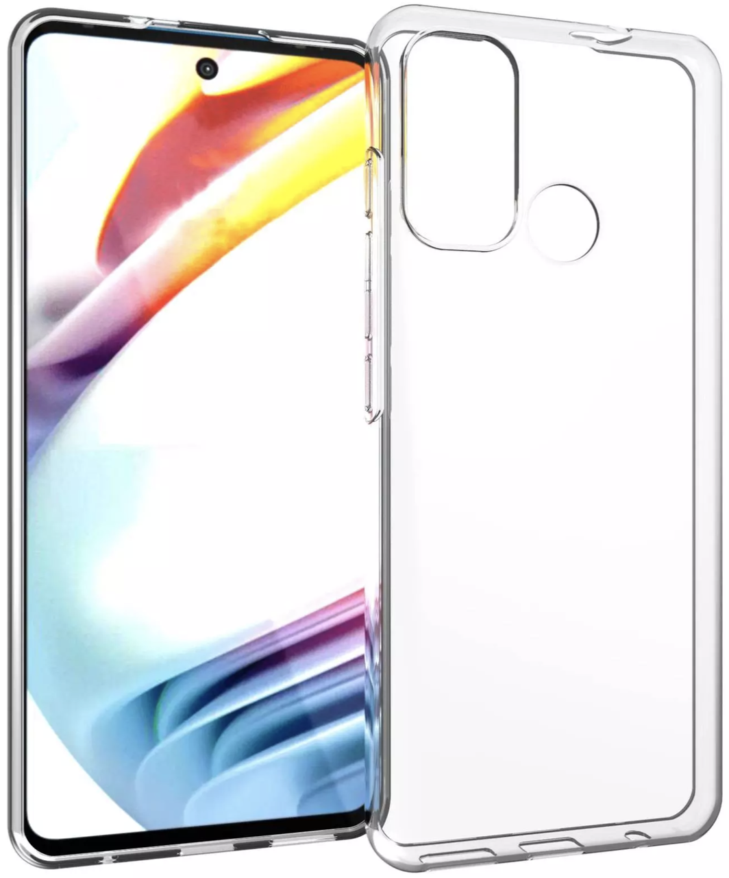 

Ультратонкий 0,3 мм чехол для Motorola G60 (на моторола ж60) прозрачный