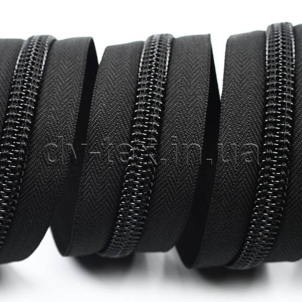 

Молния спиральная, рулонная YKK 10RC (Т-10), черный №580