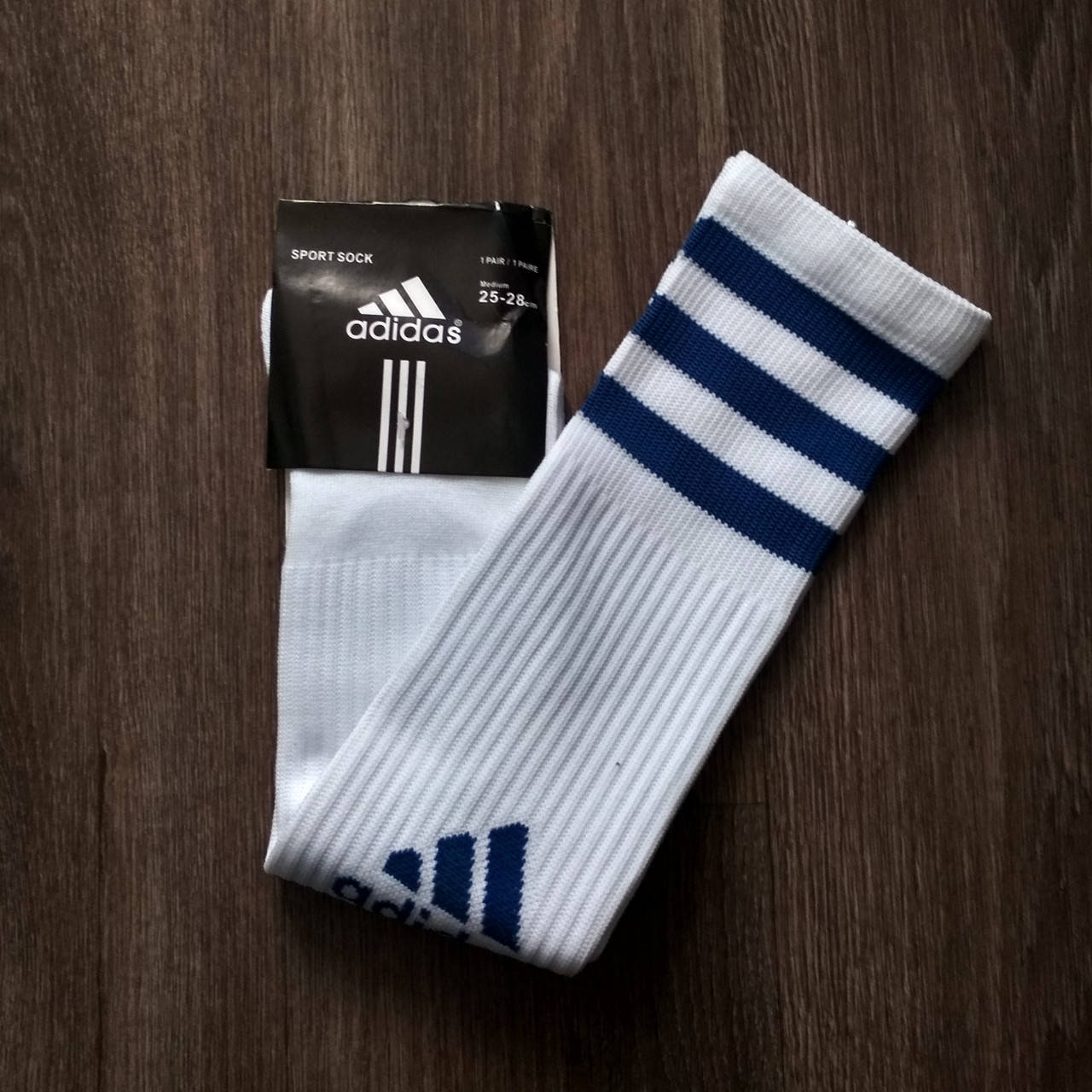 

Взрослые футбольные гетры Adidas сине-белые BR