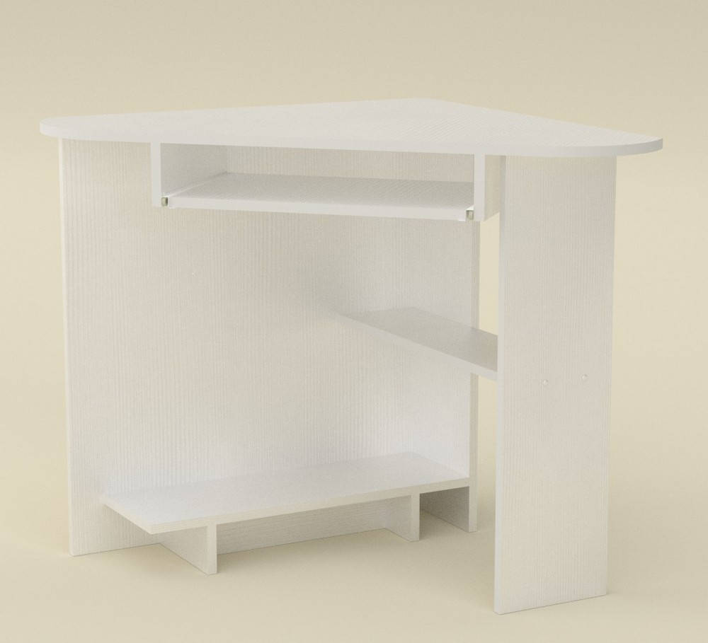 

Стол компьютерный угловой СУ - 15 белый