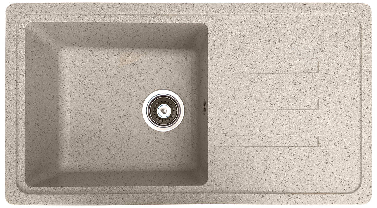 

Гранитная мойка Valetti Europe модель №36 терра 7844, Песочный