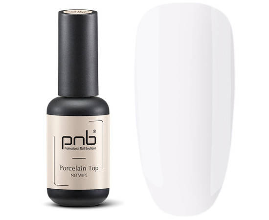 

Молочный топ без липкого слоя PNB Porcelain Top No wipe, 8 мл, Белый