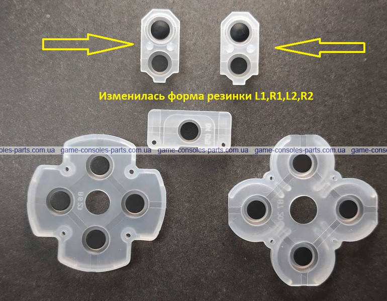 

Контактные резинки для джойстика Dualshok 4 PS4 (JDM-050, JDM-055) (Оригинал)