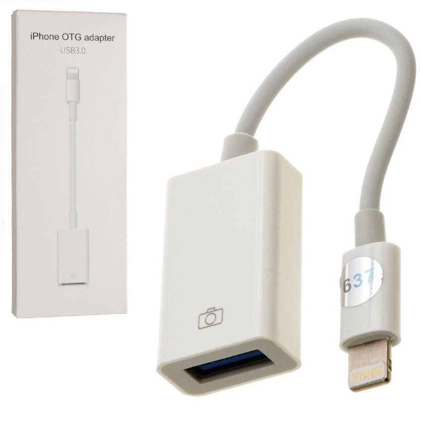 

OTG адаптер кабель Apple lightning to USB 3.0