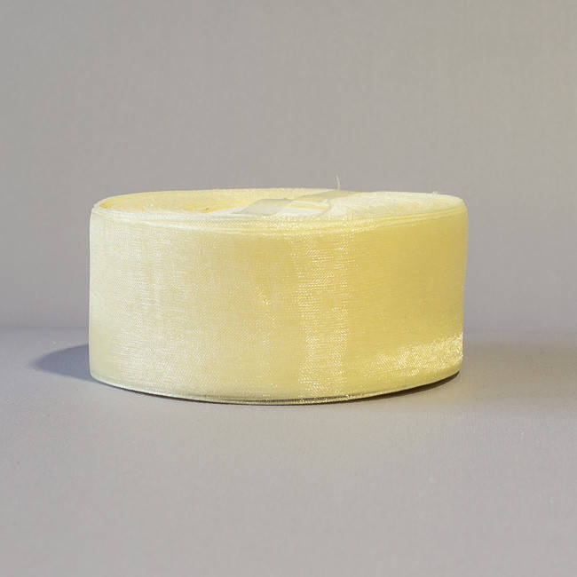 

Лента органза 4 см кремовый за 3 м ЛО40-002