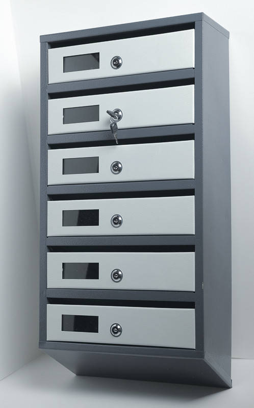 

Ящик почтовый многосекционный на 4 ячейки с задней стенкой