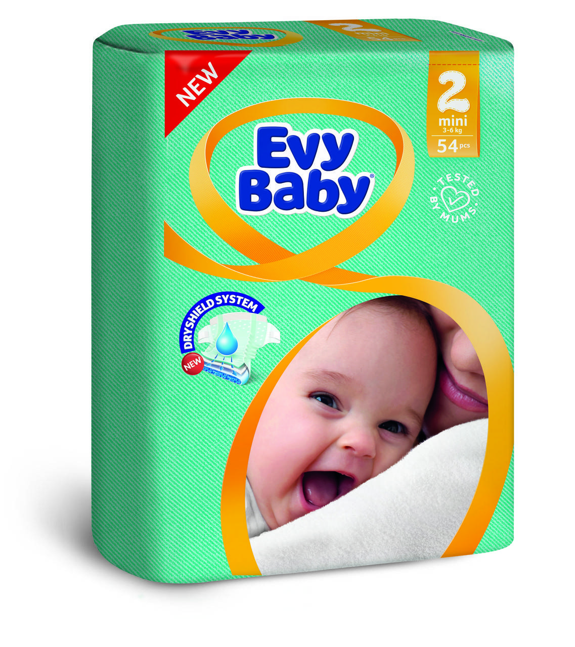 

Подгузники детские Evy babymini elastic twin 2 (3-6 кг) 54 шт