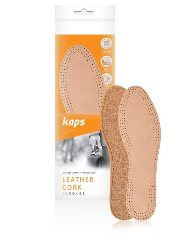 

Кожаные стельки для обуви Kaps Капс Leather Cork 43