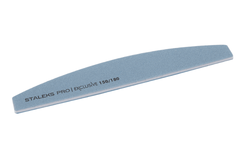 

Пилка для ногтей полумесяц STALEKS EXCLUSIVE 150/180 грит NFX-42/10