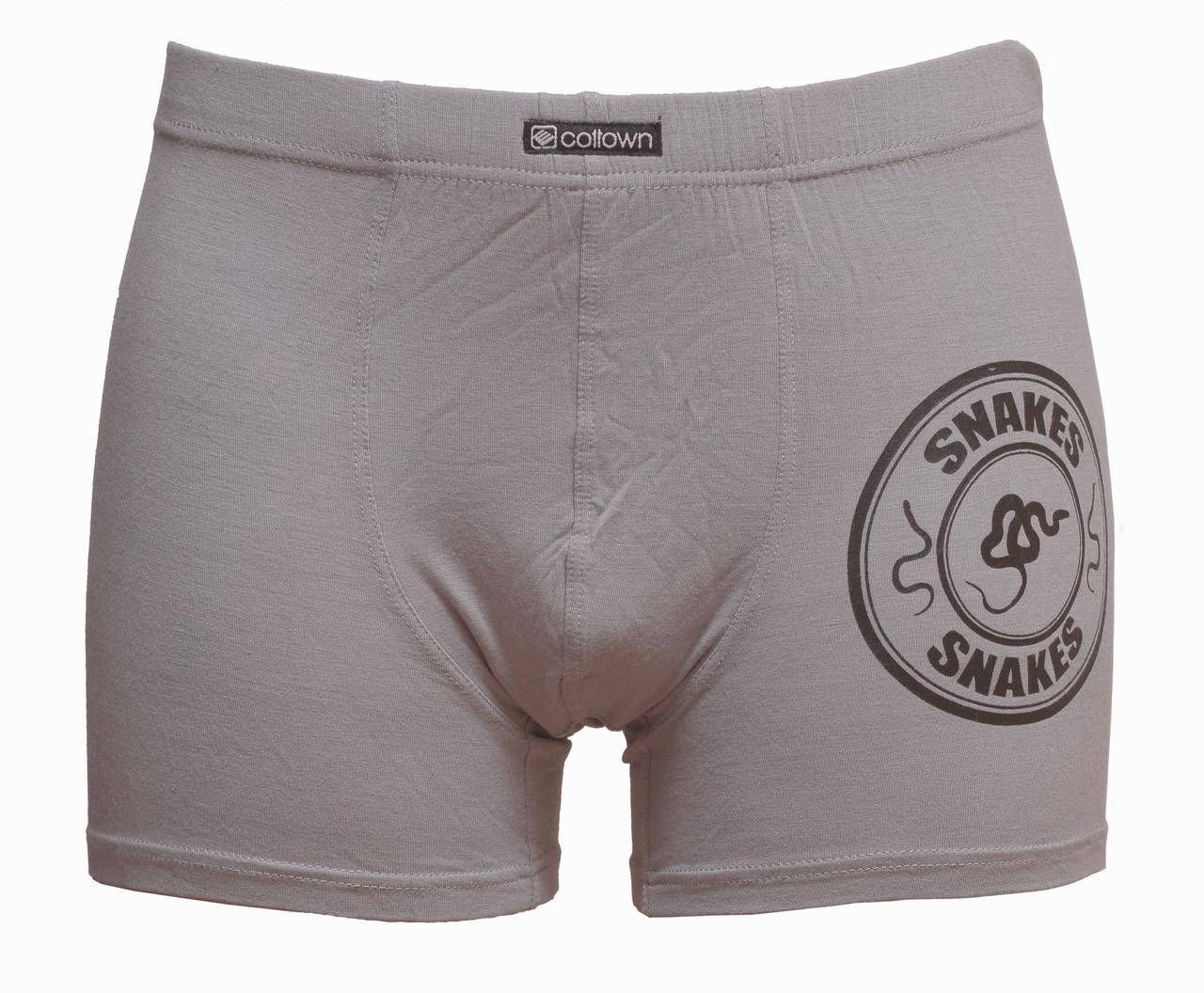 

Боксерки мужские шорты стрейч бамбук M, L, XL, XXL ПОЛЬША, Серый