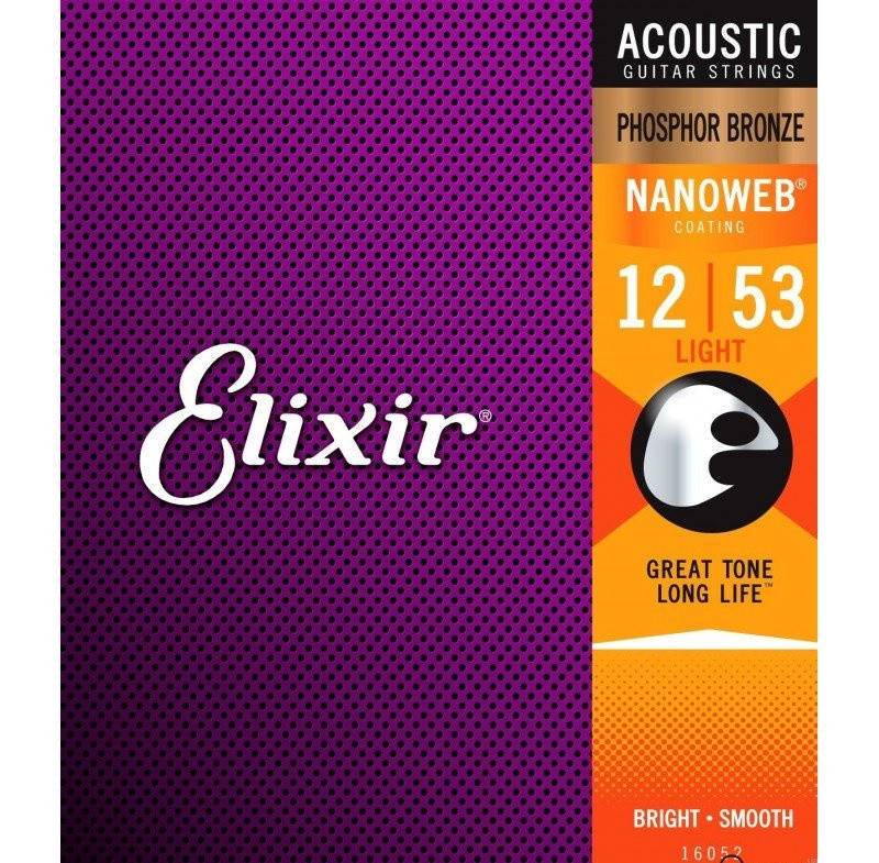 

ELIXIR 16052 PB NW L Струни для акустичної гітари .012-.053