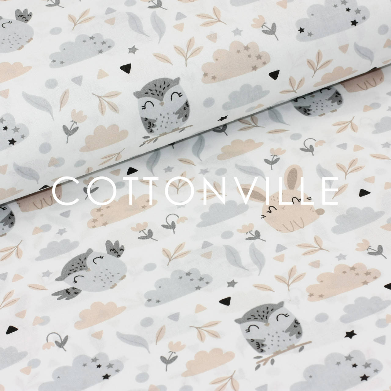 

Бязь Зайки и совушки