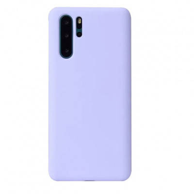 

Силиконовый чехол для Huawei P30 Pro Сиреневый микрофибра soft touch