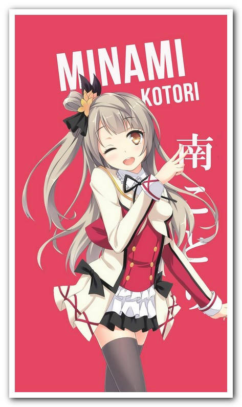 

Котори Минами Kotori Minami - плакат аниме