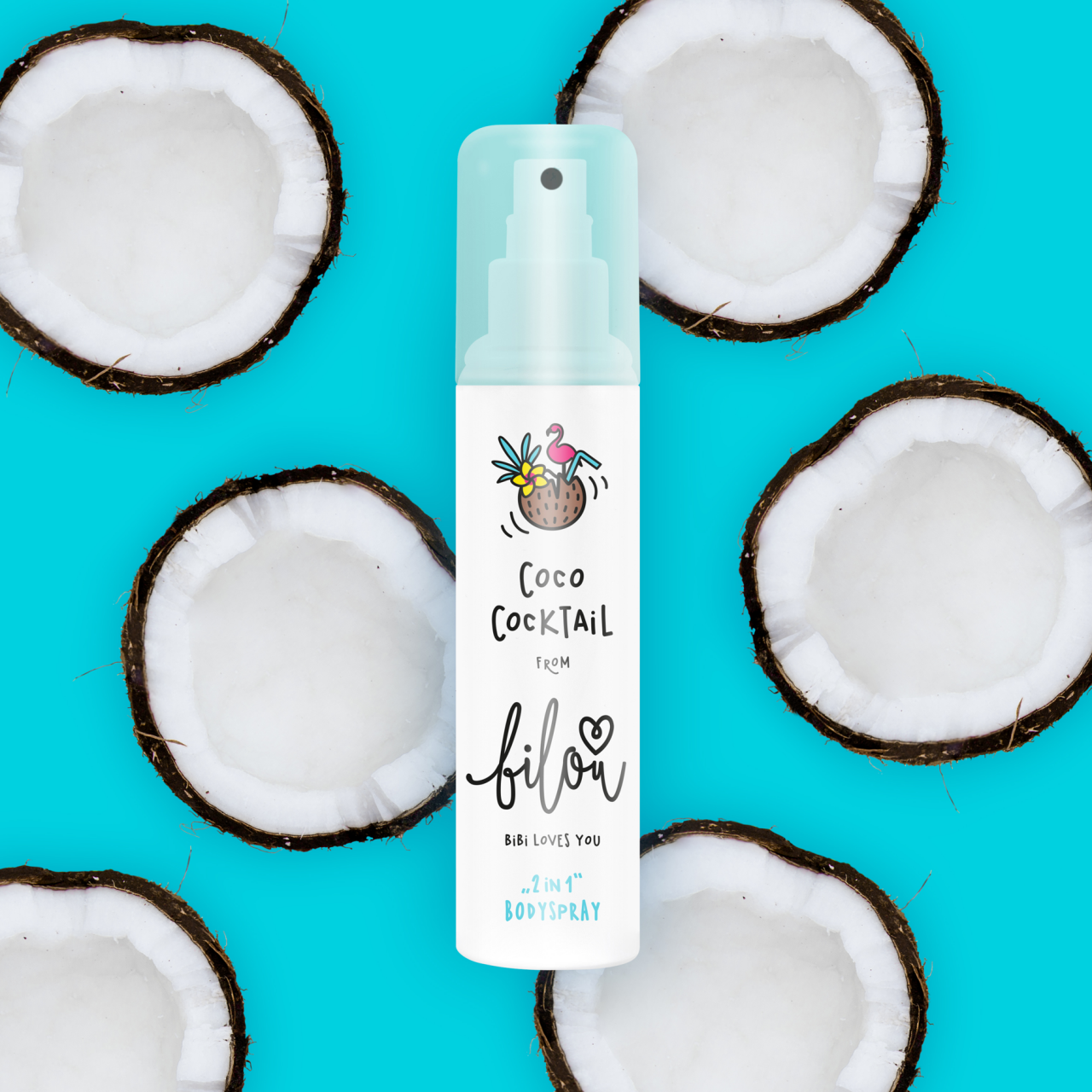 

Спрей для тела "Кокосовый коктейль" Bilou Coconut Cocktail Body Spray 150ml