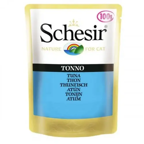 

Консервы Schesir Tuna для кошек, с тунцом, пауч, 100 г
