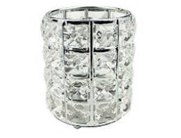 

Подставка стакан с камнями Серебро 2# (для маникюрных кисточек, органайзер, холдер, парикмахера, барбера)