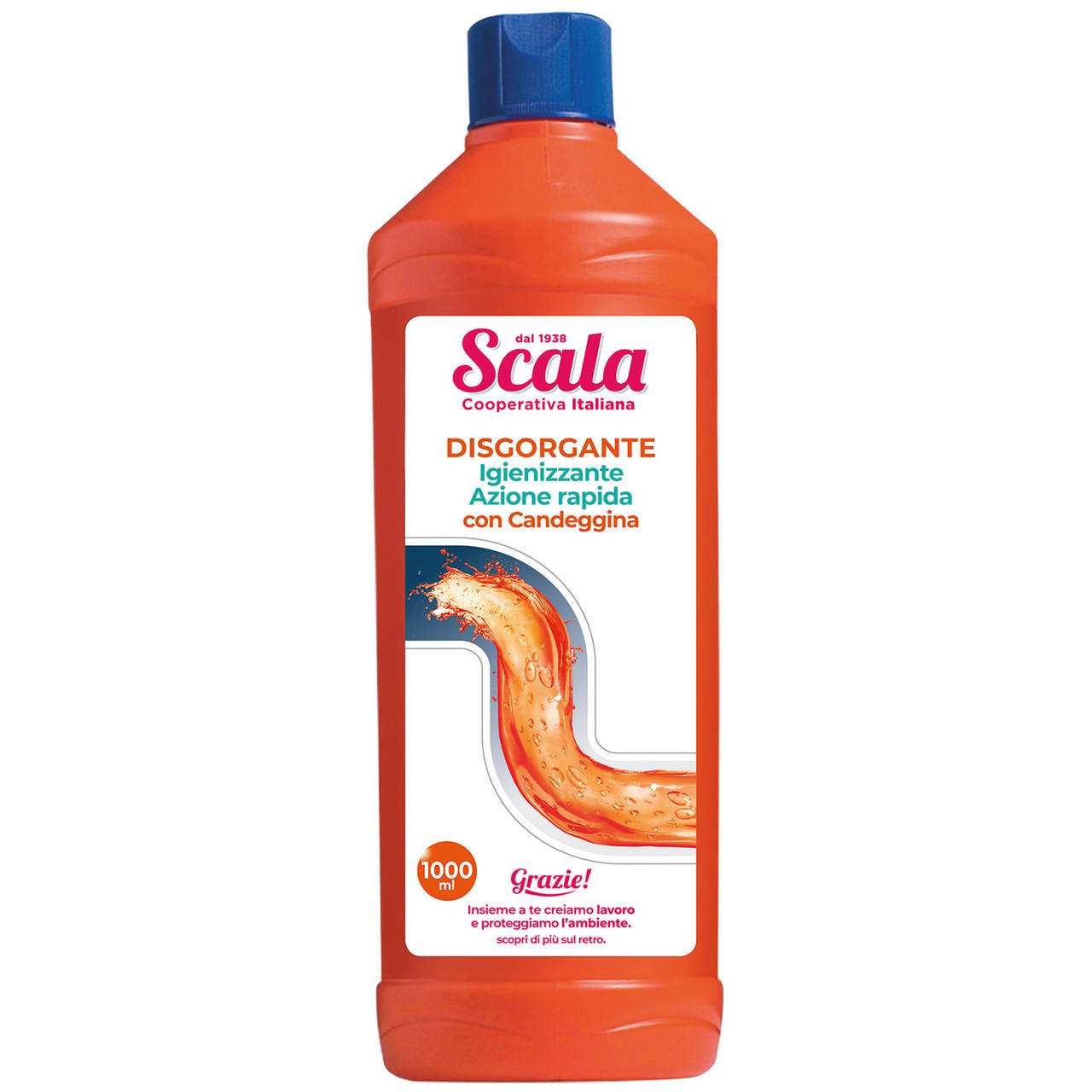 

Средство для прочистки труб «Крот» Scala Disgorgate Gel con Candegina 1L