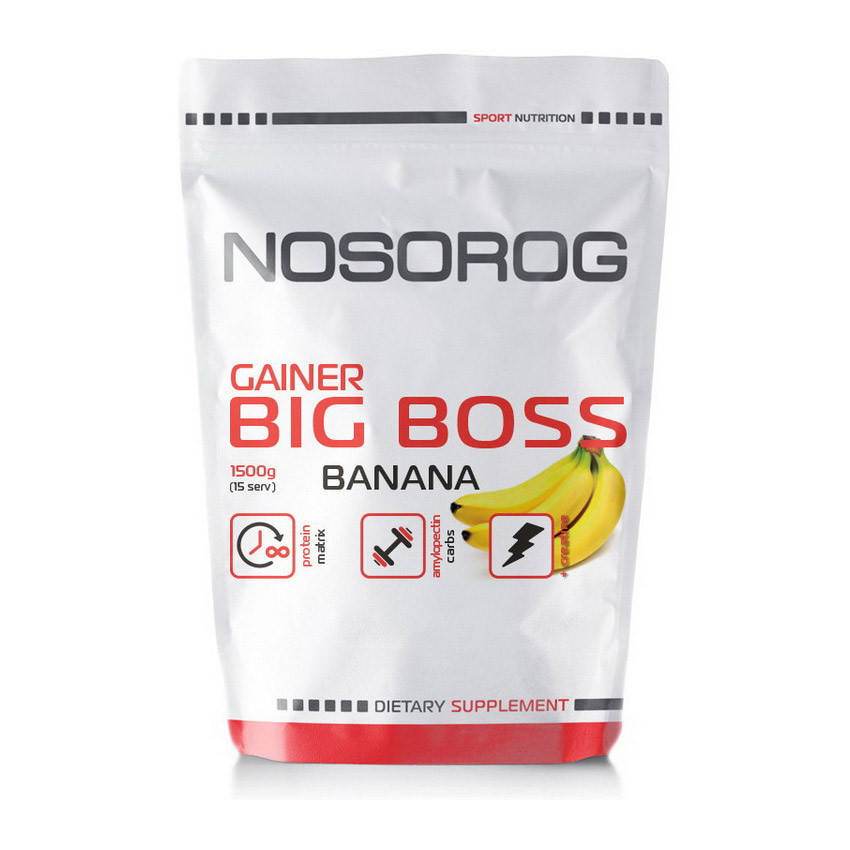 

Гейнер для набора массы NOSOROG Gainer BIG BOSS 1,5 kg