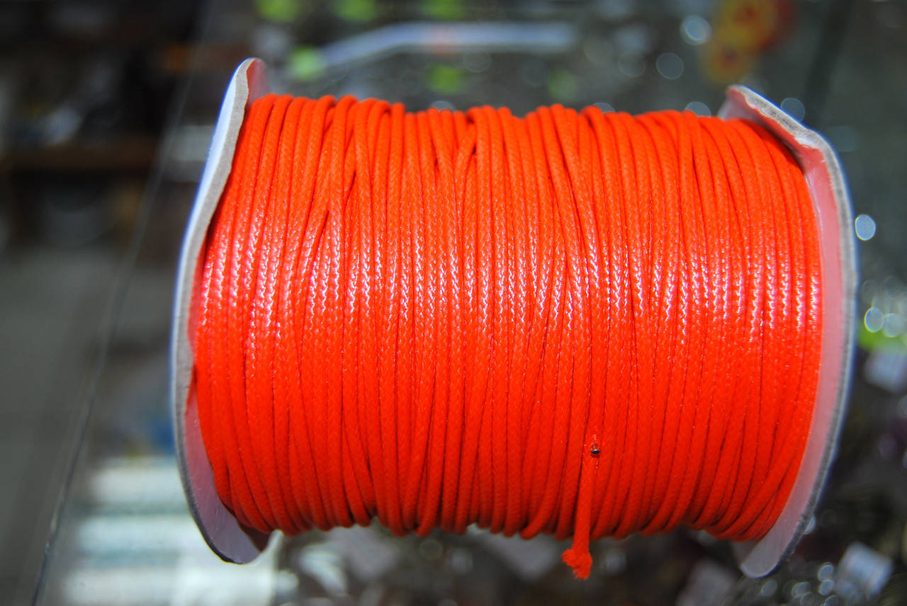 

Шнур полиестер. толщина 2,2 мм.морковный