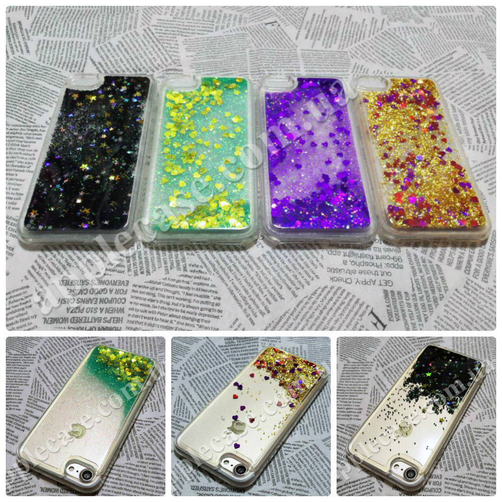 

Перетекающий TPU чехол Stardust (Звездная пыль) для Apple iPhone 7/8, Разные цвета