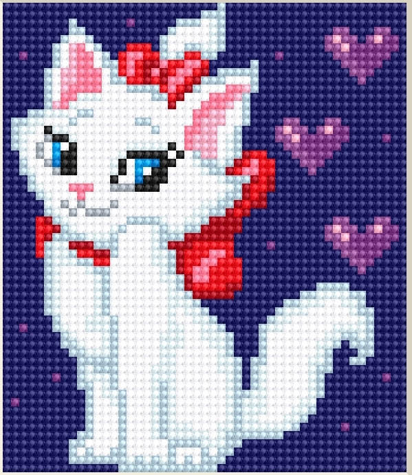 

Алмазная вышивка АВ 5076 Кошка (полная зашивка)