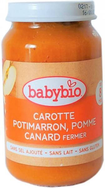 

Babybio Пюре органическое из овощей и утки 8м+ (200 г)
