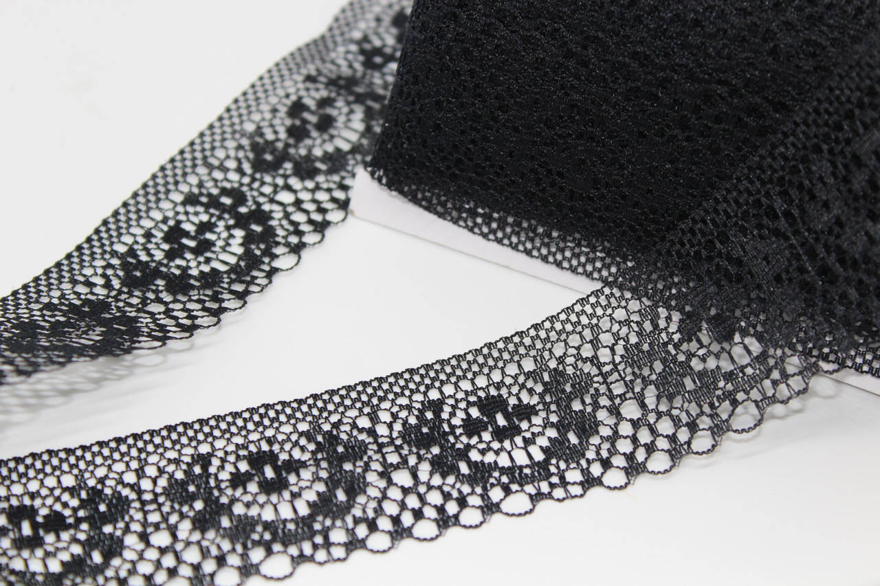 

Кружево "Нежность", черное, 40 мм