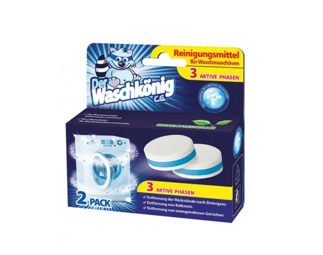 

Таблетки для чистки стиральной машины Der Waschkönig tabs 2 шт*40 г