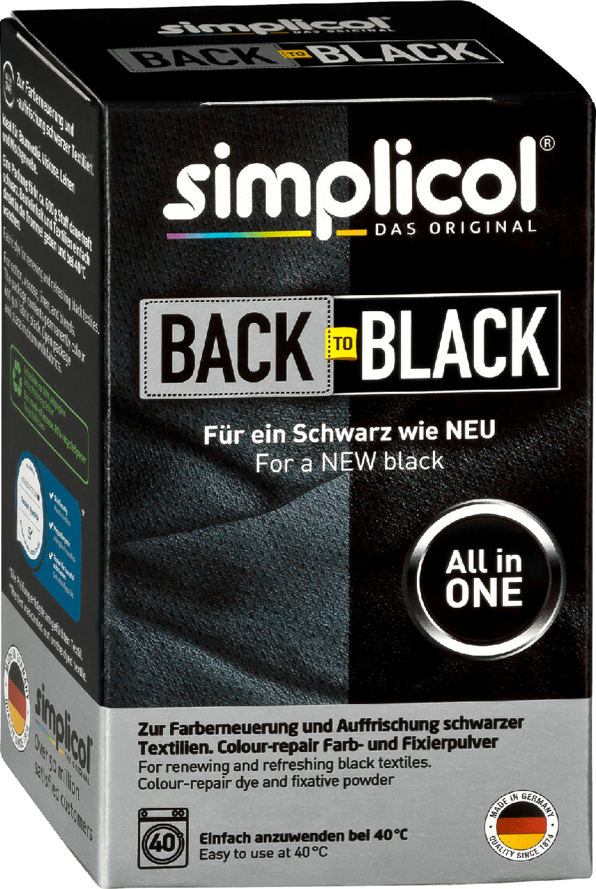 

Текстильная краска для обновления цвета Simplicol Back to Black, 400 г